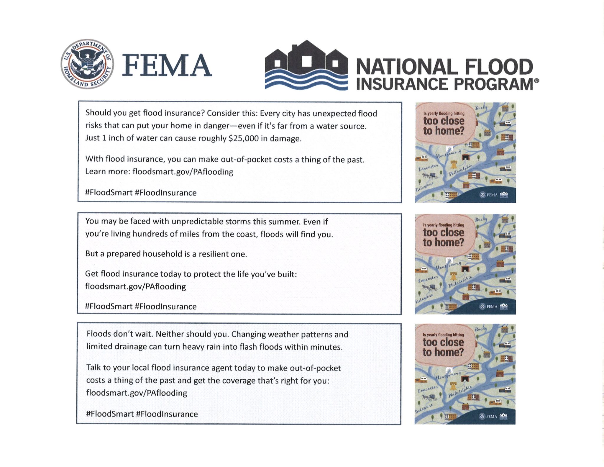 FEMA National Flood Insurance Program Morrisville Borough